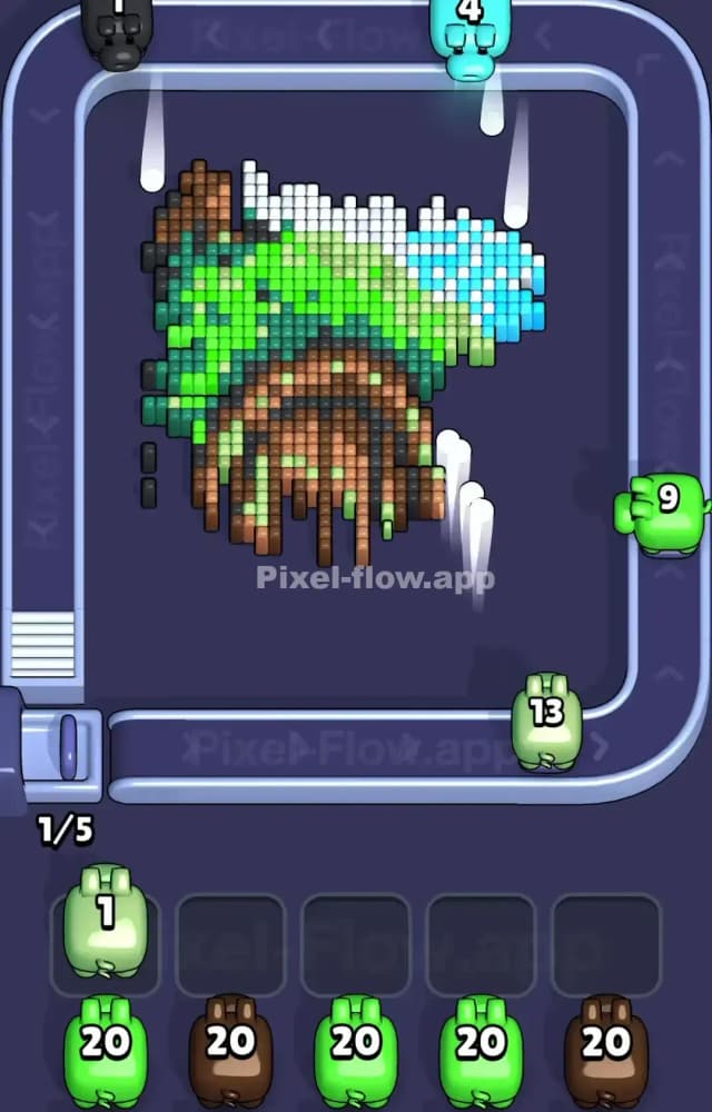 Pixel Flow Level 1356 Solution 2