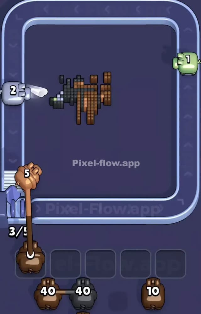 Pixel Flow Level 1009 Solution 3