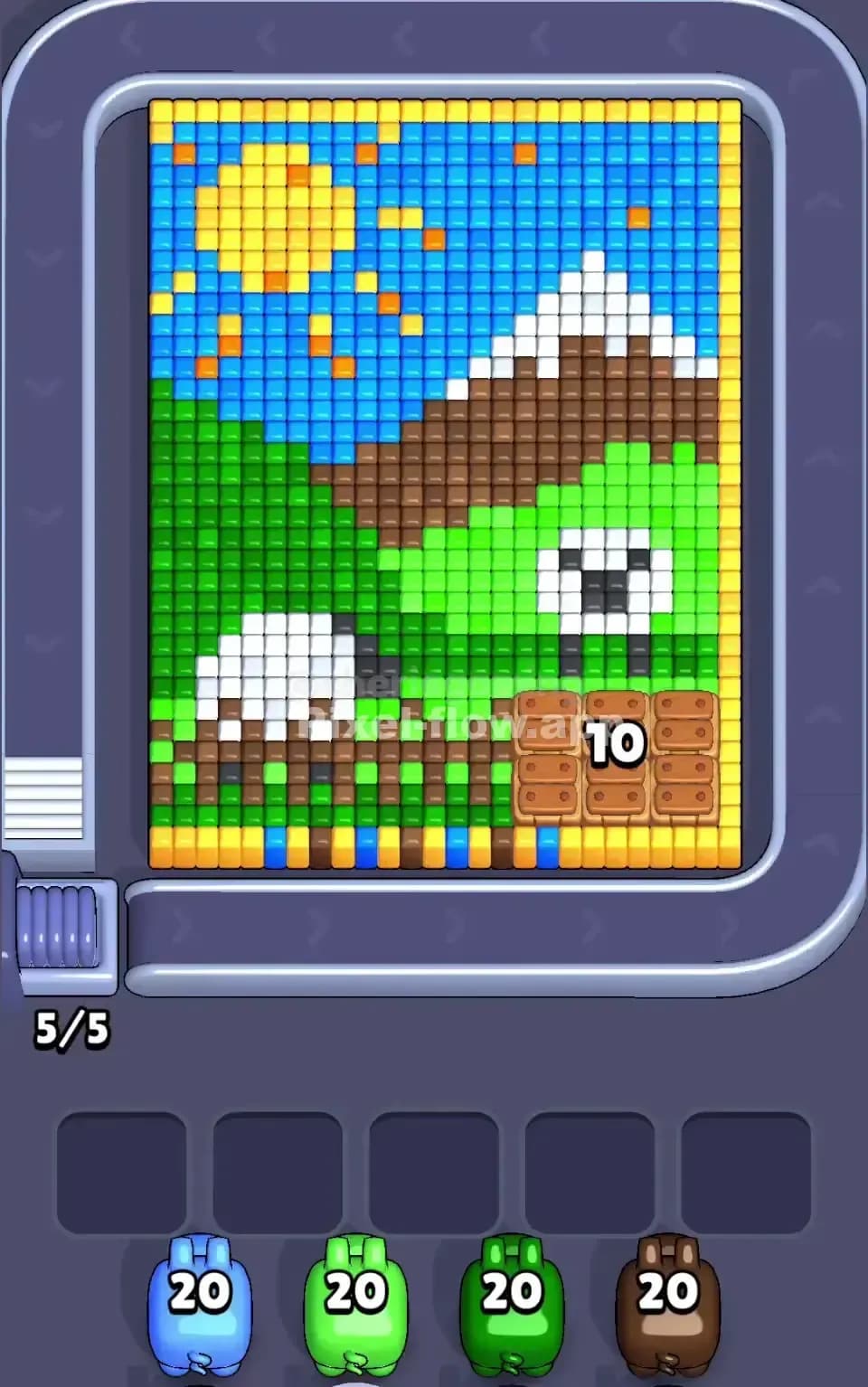 Pixel Flow Level 379 Screenshot