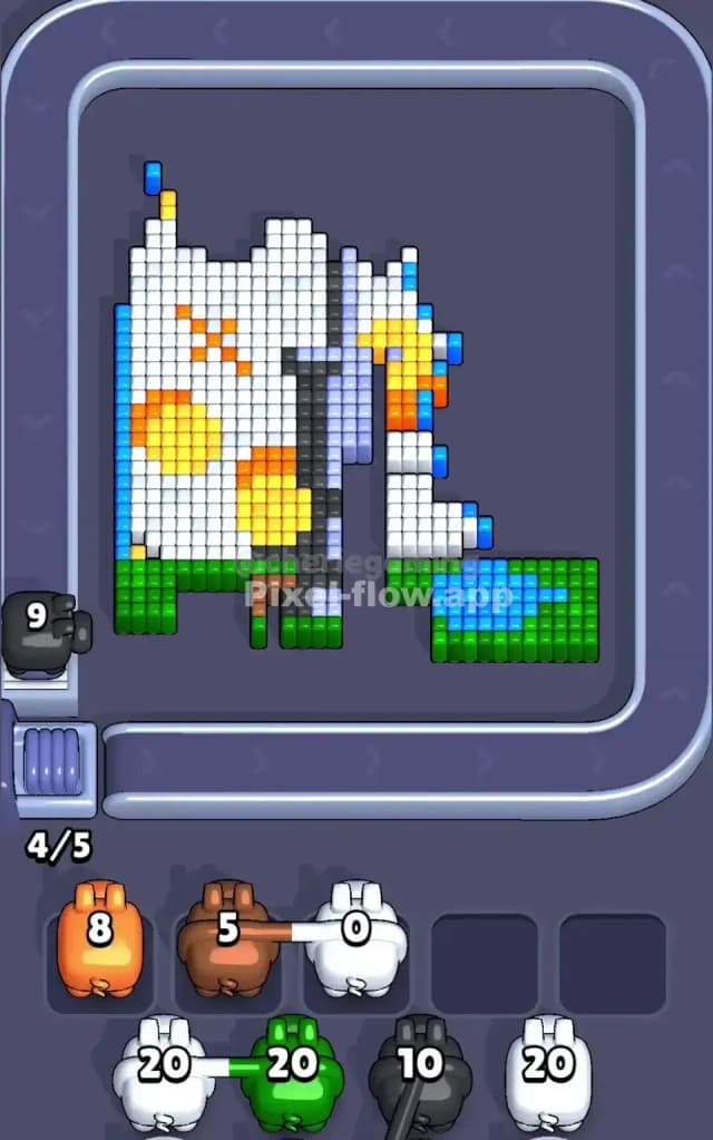 Pixel Flow Level 681 Solution 2