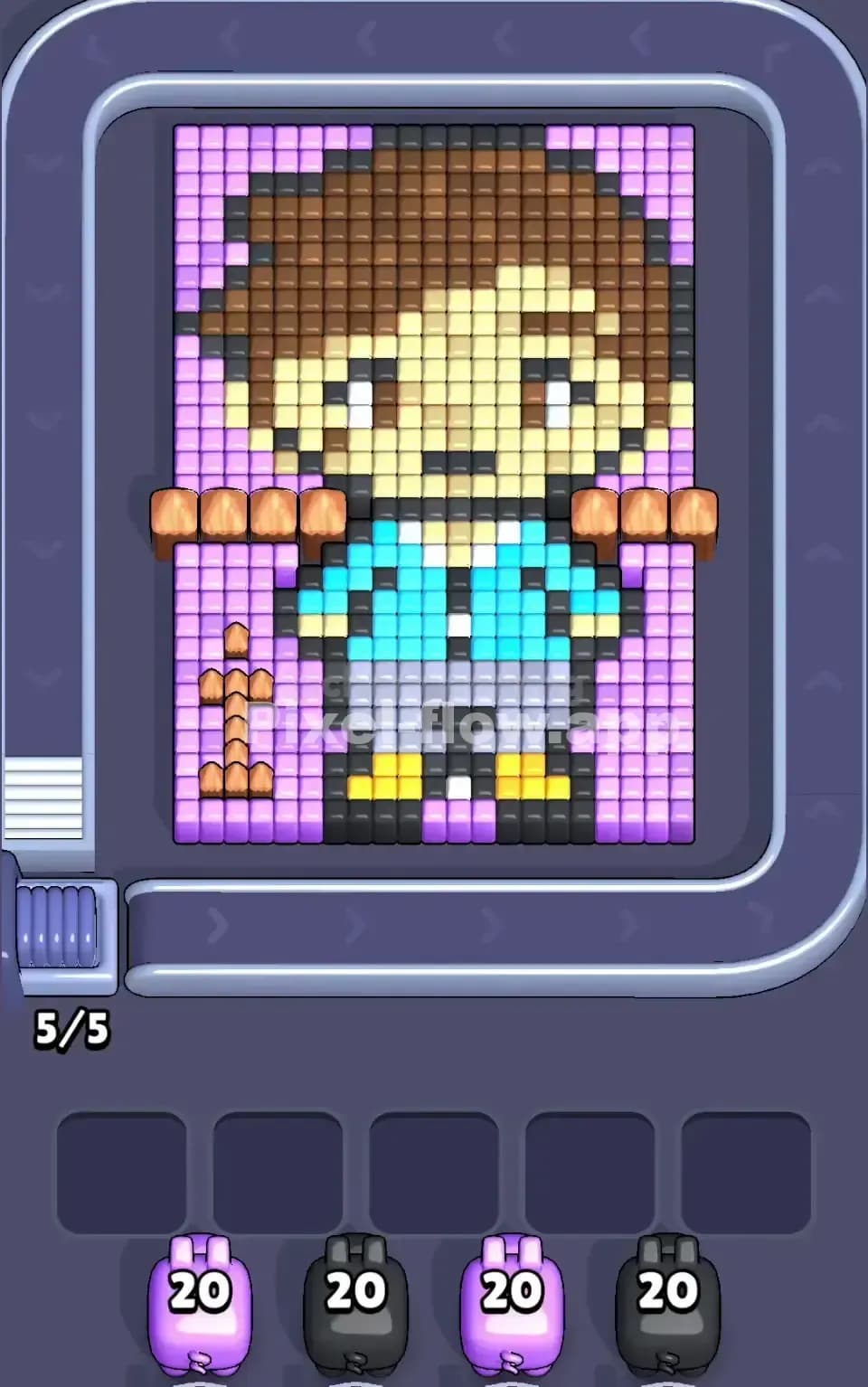 Pixel Flow Level 122 Screenshot
