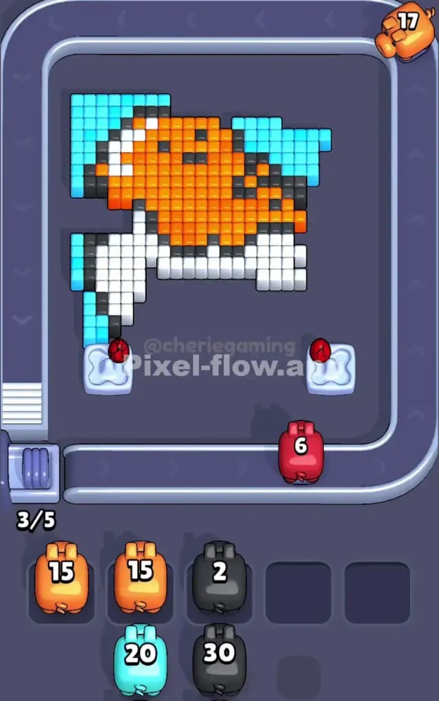 Pixel Flow Level 140 Solution 2