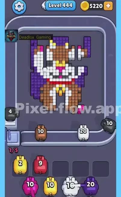 Pixel Flow Level 442 Solution 2