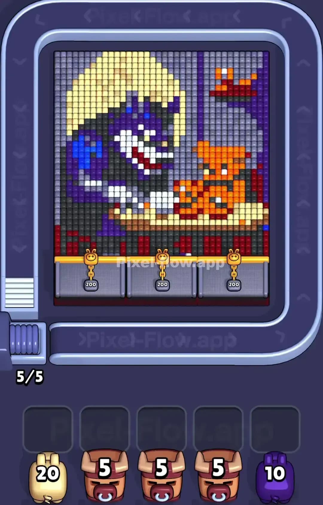 Pixel Flow Level 1470 Screenshot