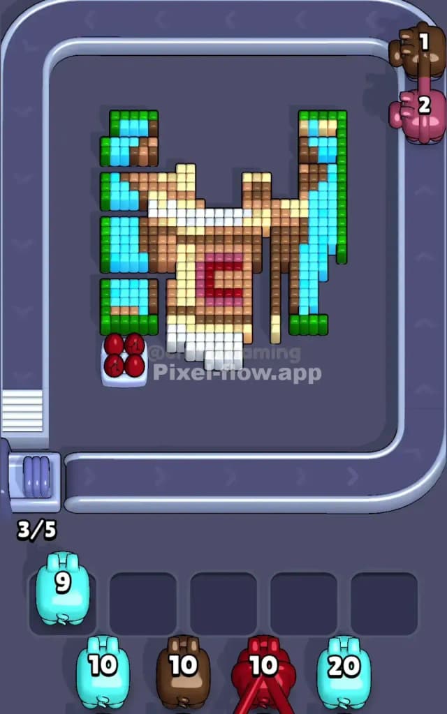 Pixel Flow Level 643 Solution 2