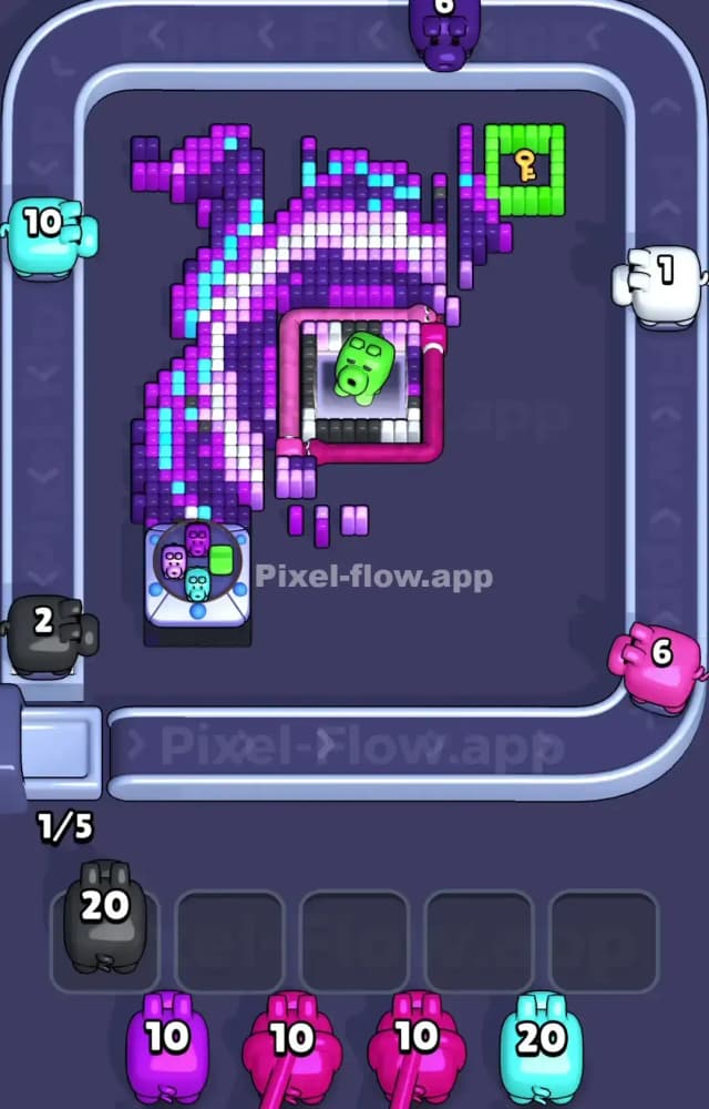 Pixel Flow Level 1030 Solution 2