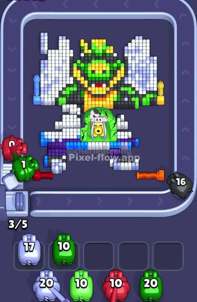 Pixel Flow Level 1722 Solution 2