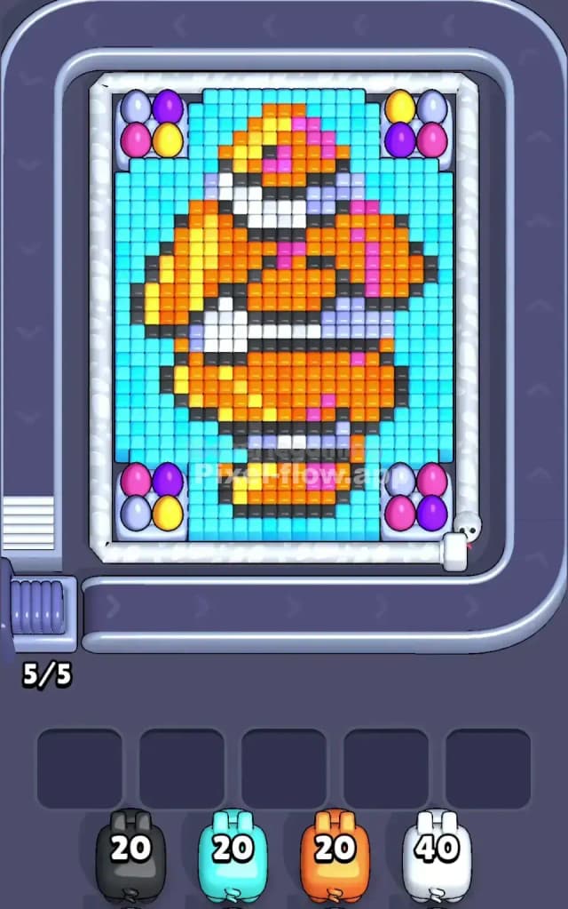 Pixel Flow Level 333 Gameplay