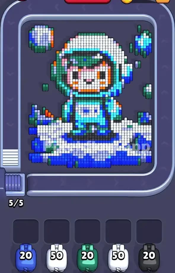 Pixel Flow Level 552 Gameplay