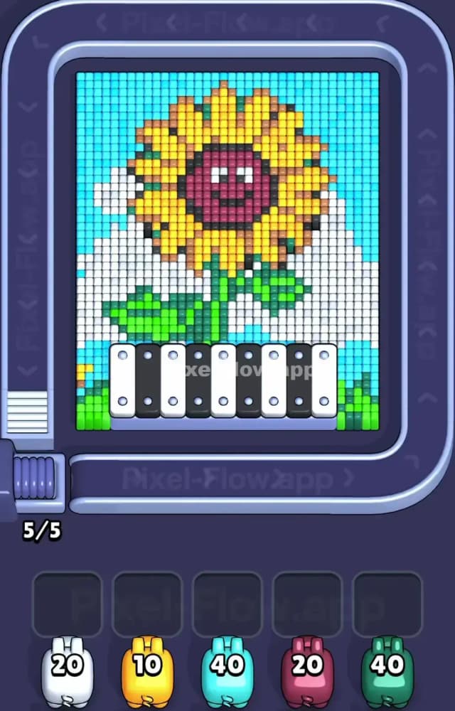 Pixel Flow Level 1599 Gameplay