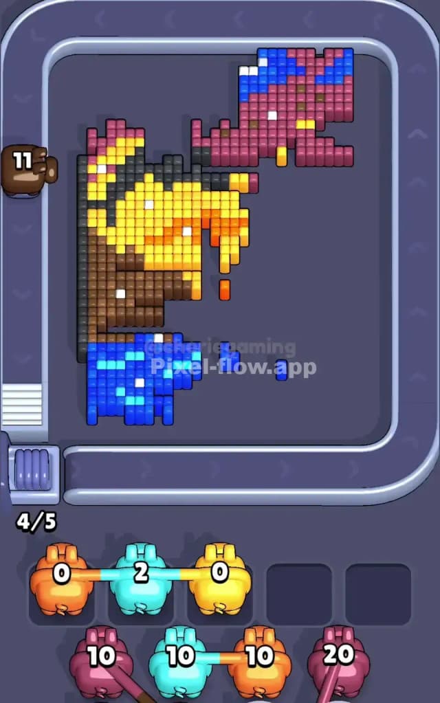 Pixel Flow Level 478 Solution 2