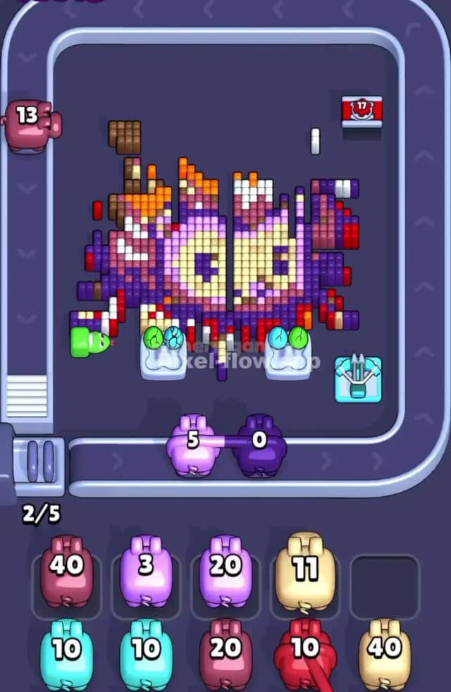 Pixel Flow Level 1740 Solution 2