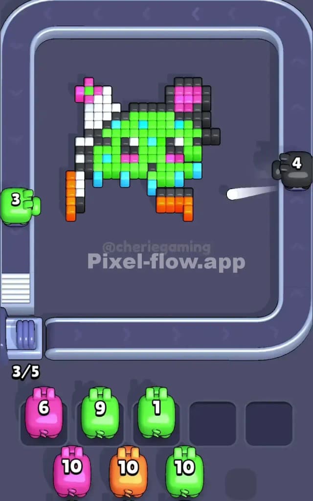Pixel Flow Level 126 Solution 2