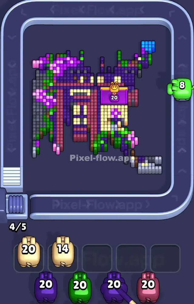 Pixel Flow Level 1379 Solution 2