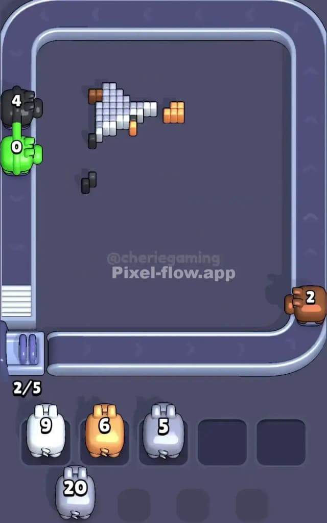 Pixel Flow Level 653 Solution 3