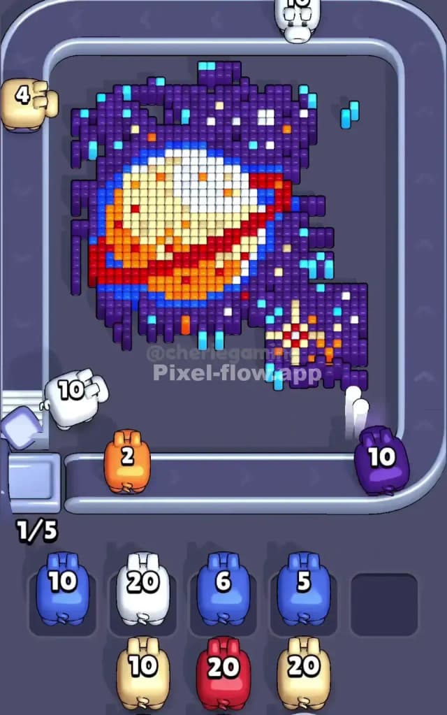 Pixel Flow Level 603 Solution 1