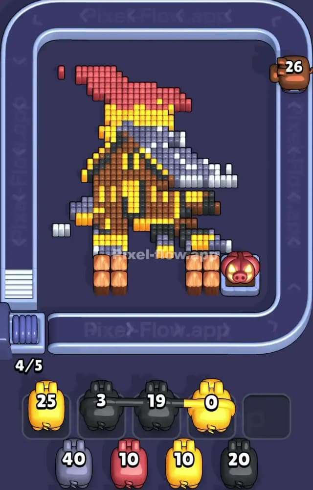 Pixel Flow Level 1266 Solution 2