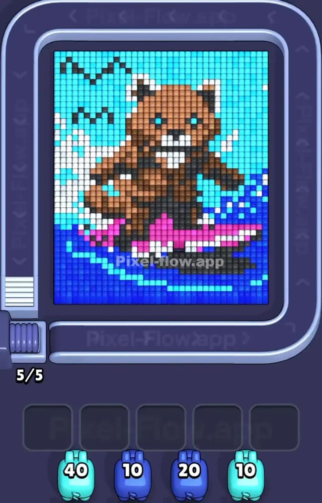 Pixel Flow Level 1378 Gameplay