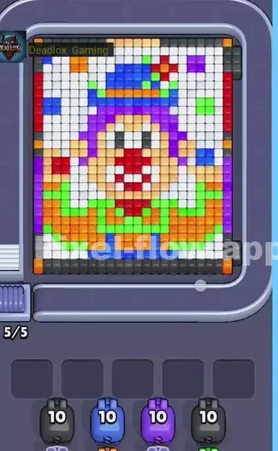 Pixel Flow Level 454 Gameplay