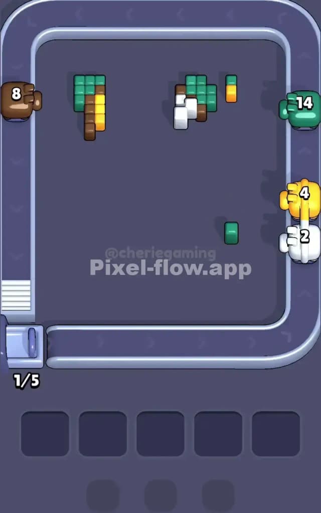 Pixel Flow Level 79 Solution 3