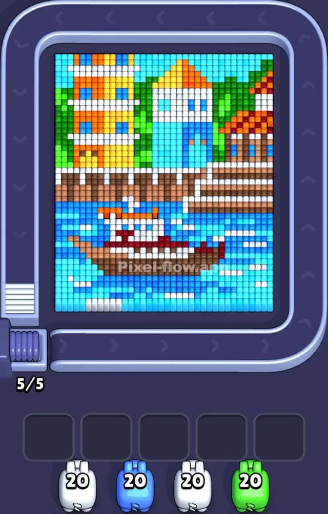 Pixel Flow Level 936 Gameplay