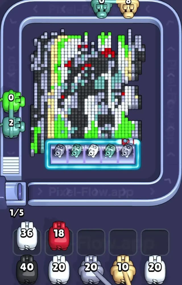 Pixel Flow Level 1123 Solution 1