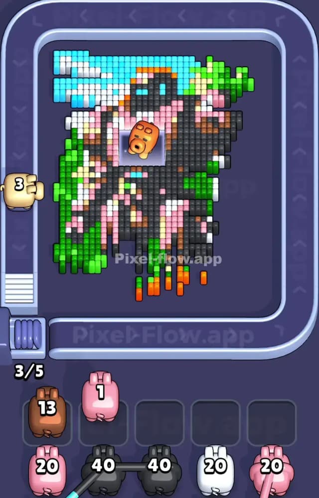 Pixel Flow Level 1085 Solution 1