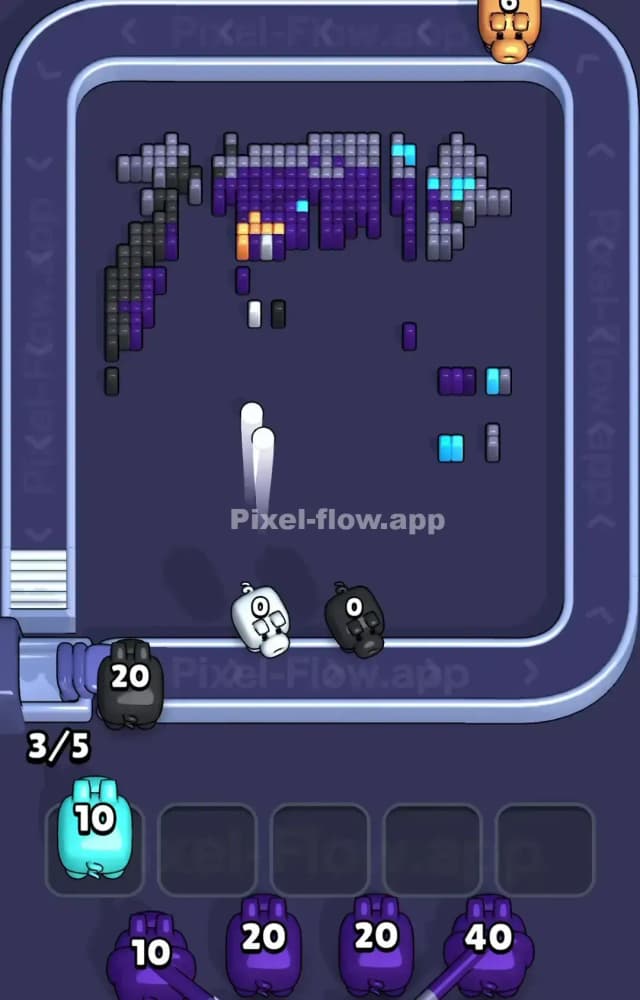 Pixel Flow Level 1210 Solution 3
