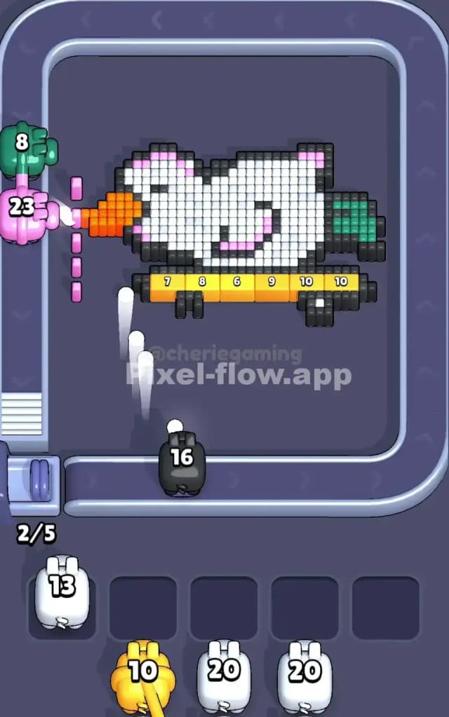Pixel Flow Level 212 Solution 2