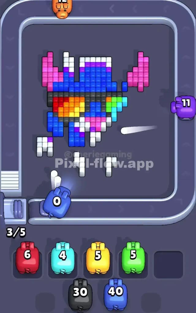 Pixel Flow Level 91 Solution 2