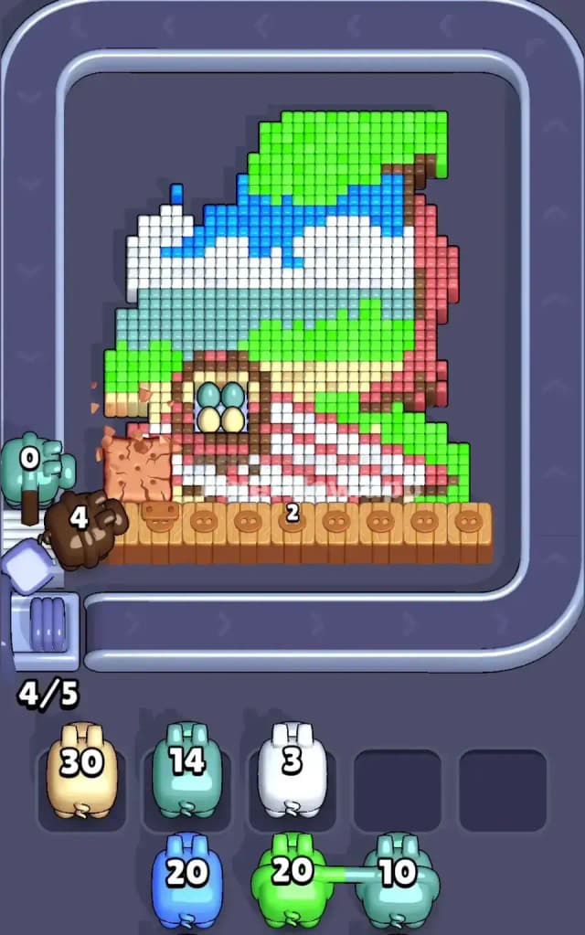 Pixel Flow Level 646 Solution 1