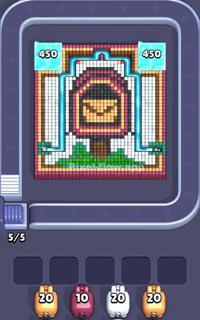 Pixel Flow Level 678 Gameplay
