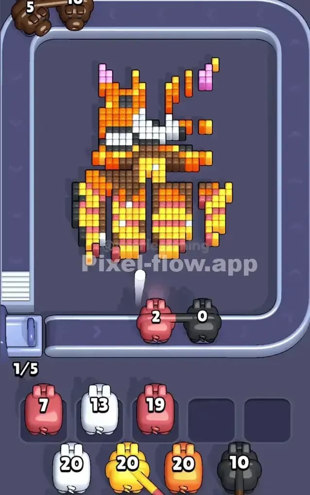 Pixel Flow Level 255 Solution 2