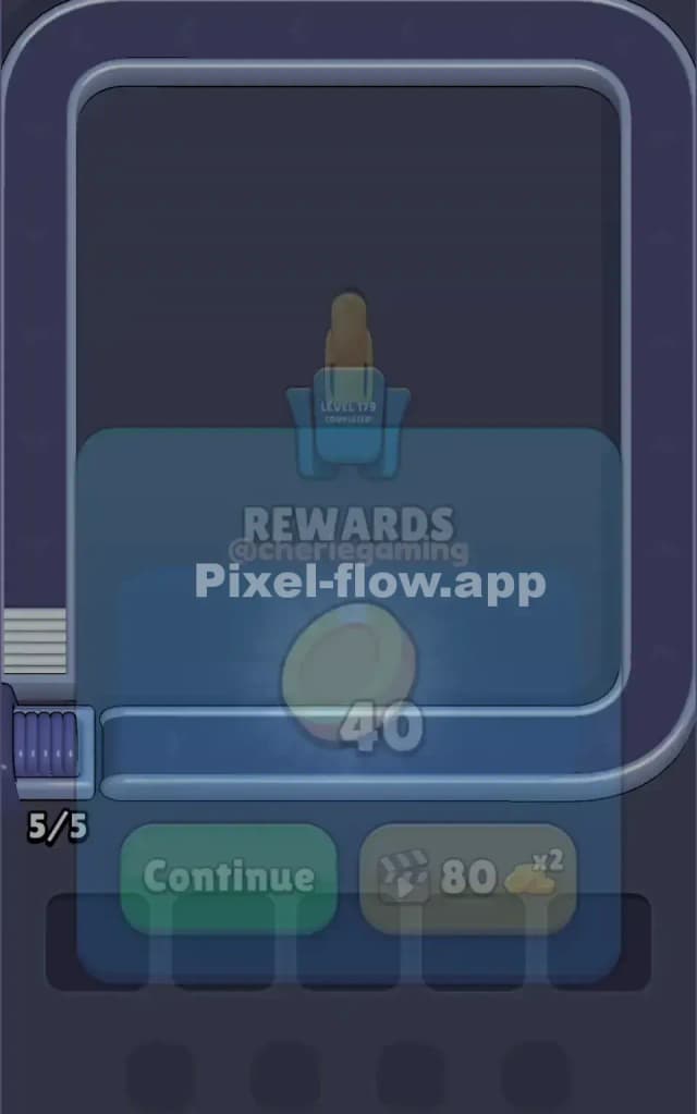 Pixel Flow Level 179 Solution 3