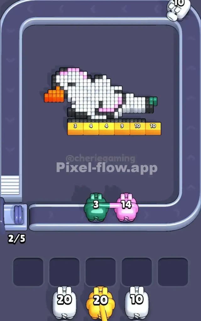 Pixel Flow Level 212 Solution 1