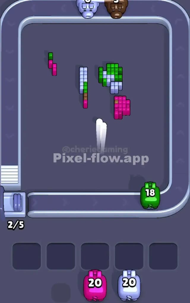 Pixel Flow Level 114 Solution 3