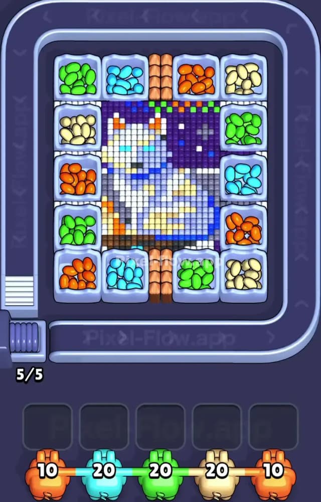 Pixel Flow Level 1251 Gameplay