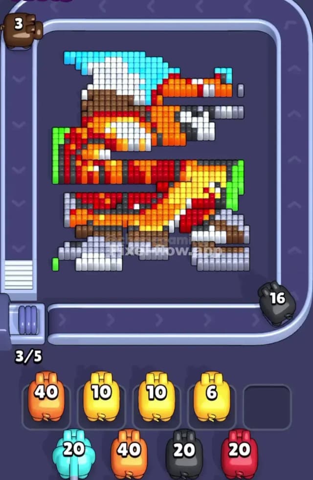 Pixel Flow Level 1715 Solution 2