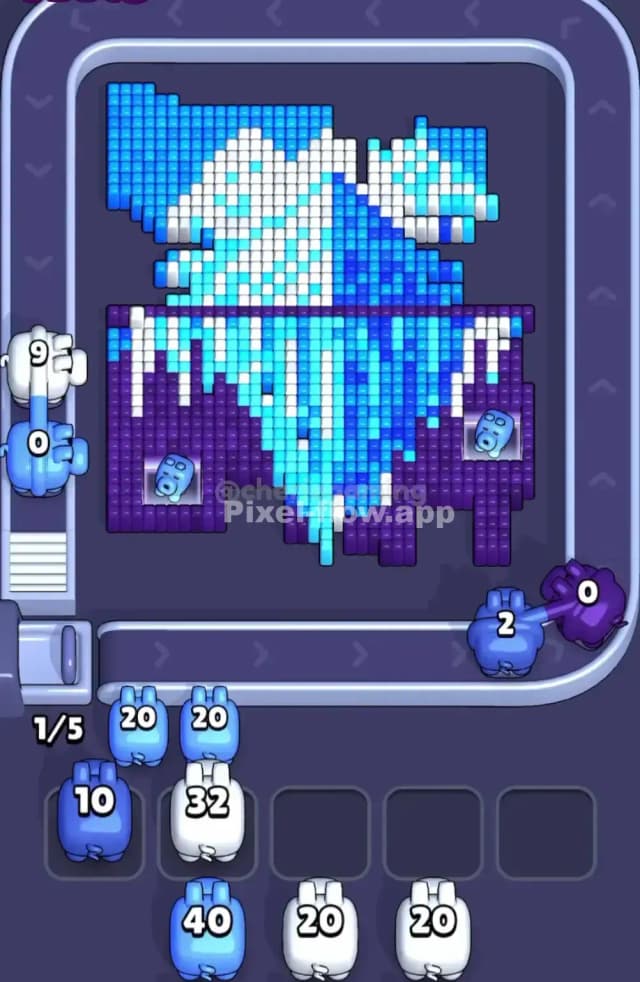 Pixel Flow Level 1634 Solution 1