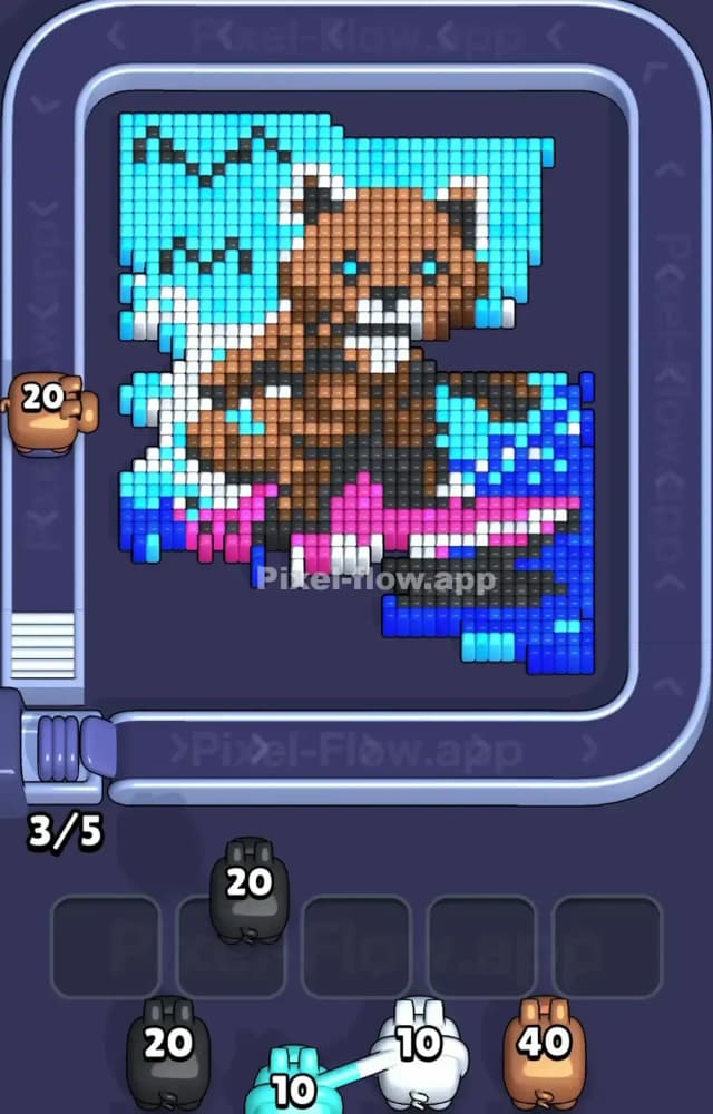 Pixel Flow Level 1378 Solution 1