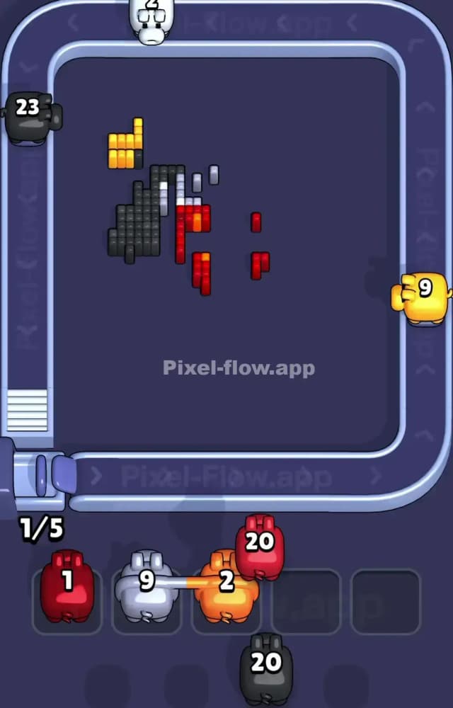 Pixel Flow Level 1217 Solution 3