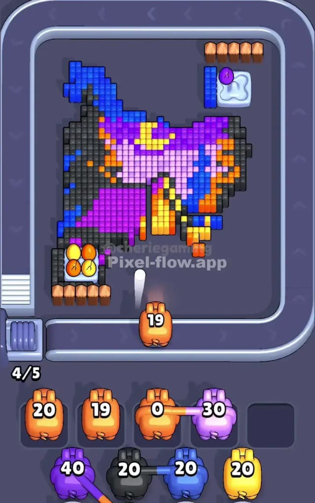 Pixel Flow Level 622 Solution 2