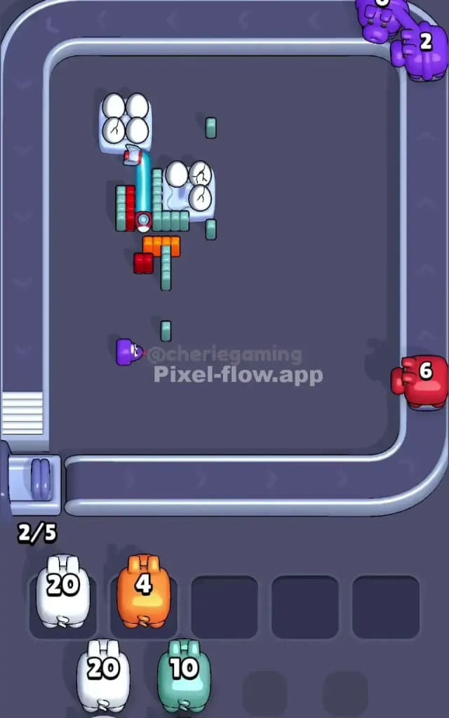 Pixel Flow Level 633 Solution 3