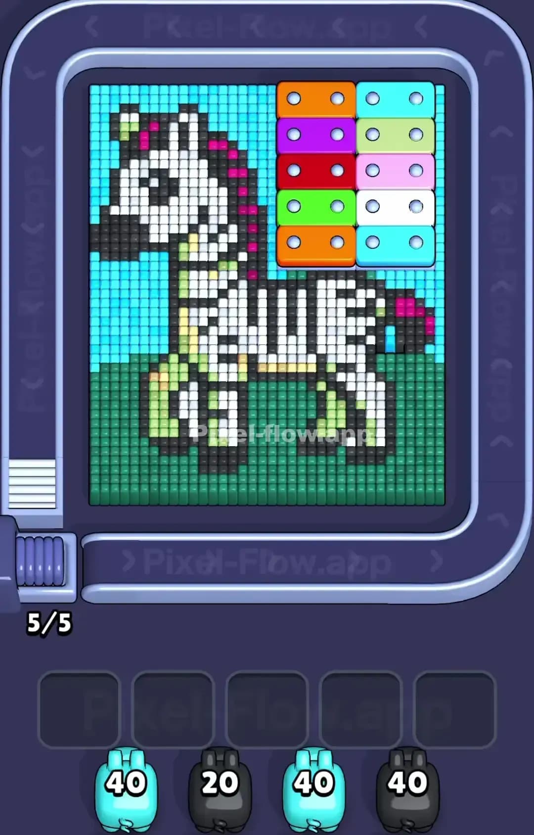 Pixel Flow Level 1491 Screenshot