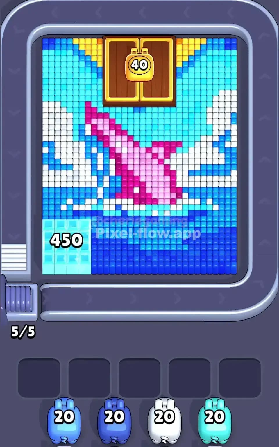 Pixel Flow Level 540 Screenshot