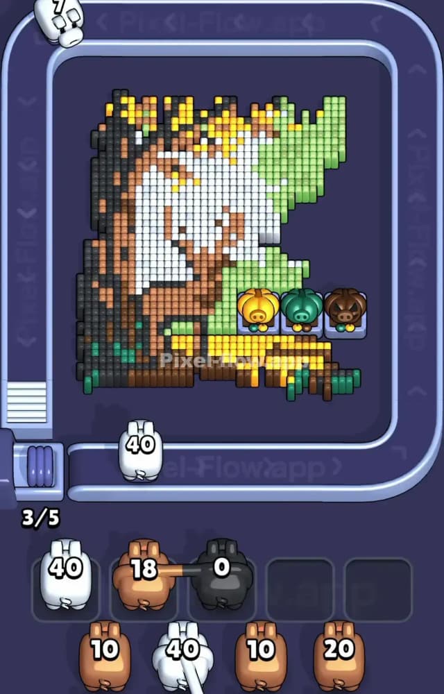 Pixel Flow Level 1299 Solution 1