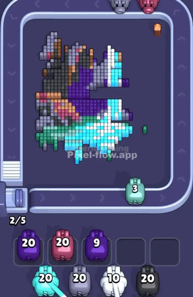 Pixel Flow Level 1850 Solution 2