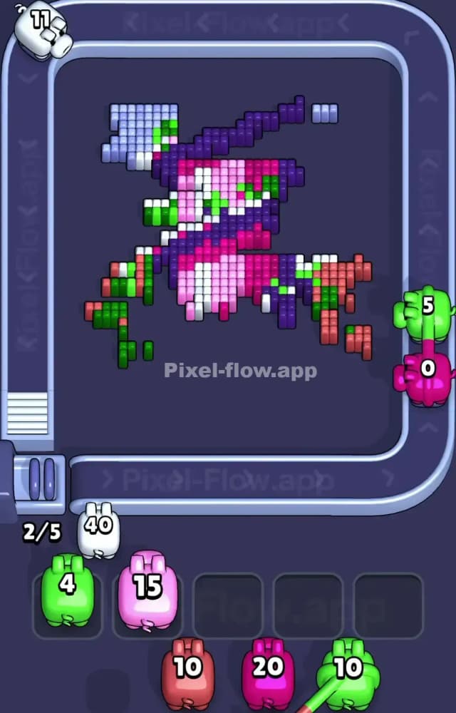 Pixel Flow Level 1436 Solution 2