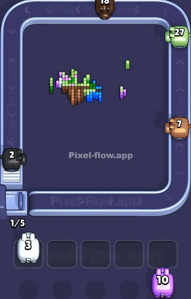 Pixel Flow Level 1397 Solution 3
