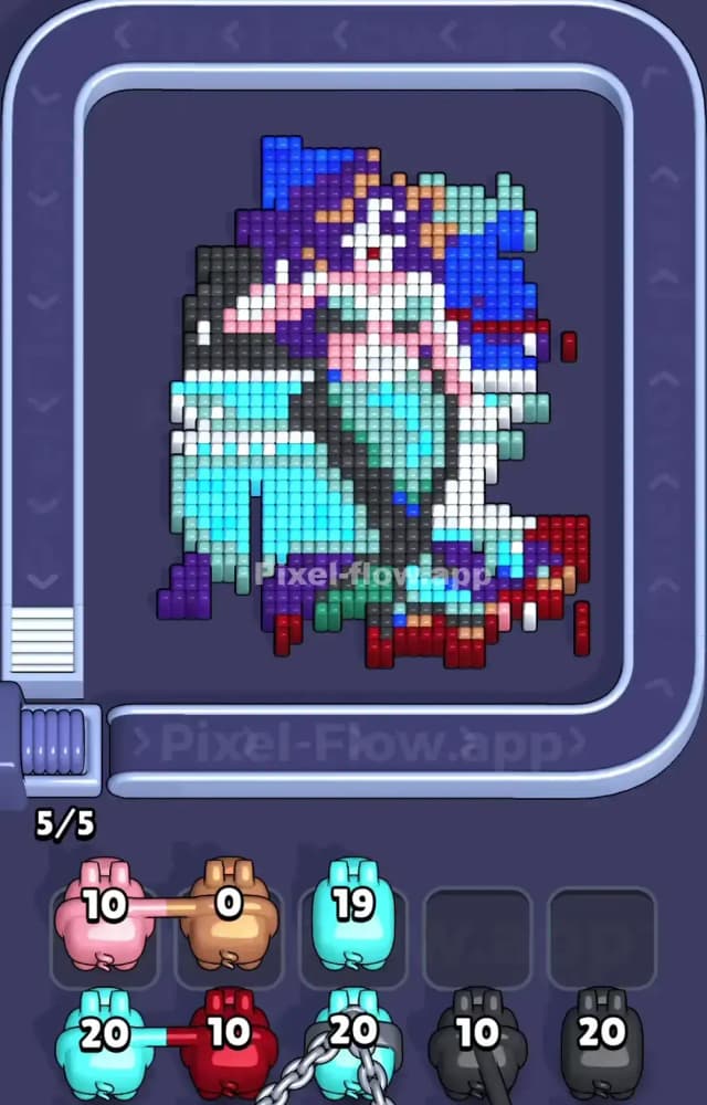 Pixel Flow Level 1075 Solution 1